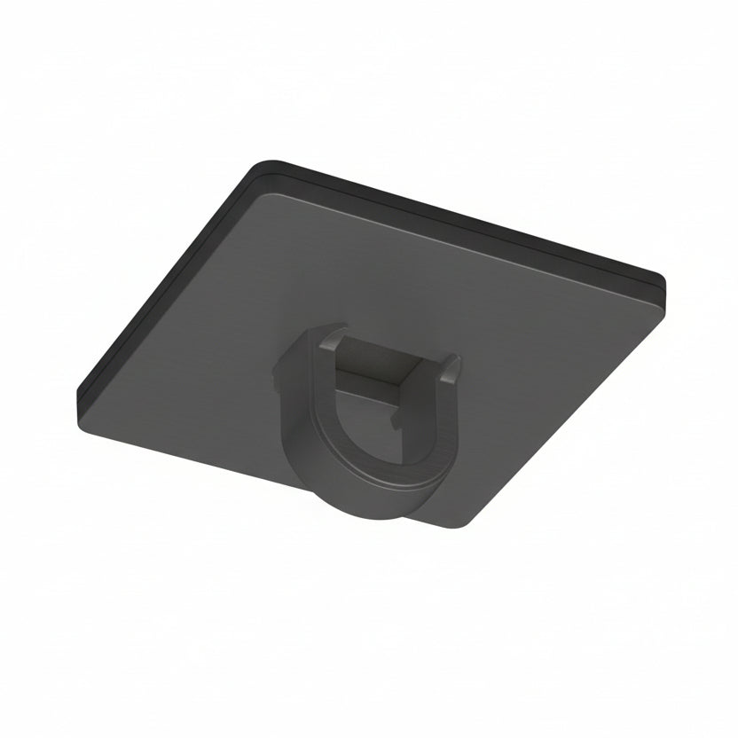 Mobilknop, sjálvklæbandi í svørt