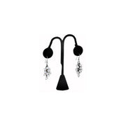 Oyrestikkaábygning 1 par. Svørt flokk. H 12 cm.