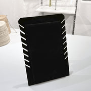 Hálskyndligaruppstilling. 8 keðjur. 19 x H28 cm. Svartur flókur