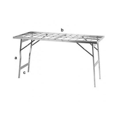 Sølu borð/leggbarur borð 63 x 150 x 80 cm.