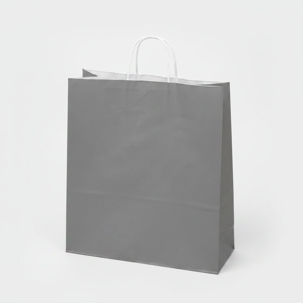 Grá pappírspoki H44 cm - 50 stk.