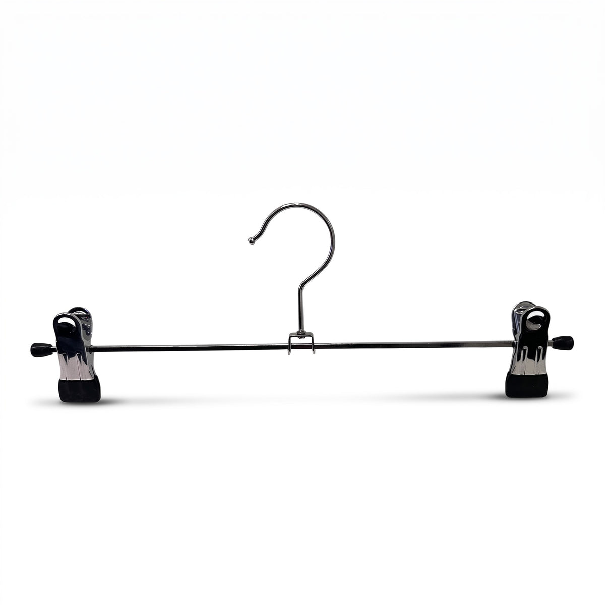 Klemmuhengari, metalhengari (B 30 cm.) - 100 stk. Svart. Buksahengari