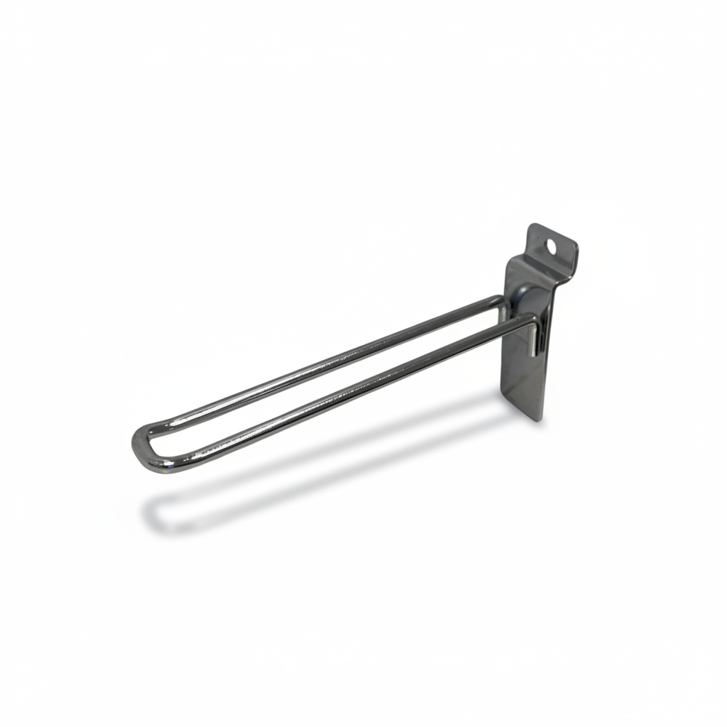 Evropakrókur til panel, krom, 15 cm