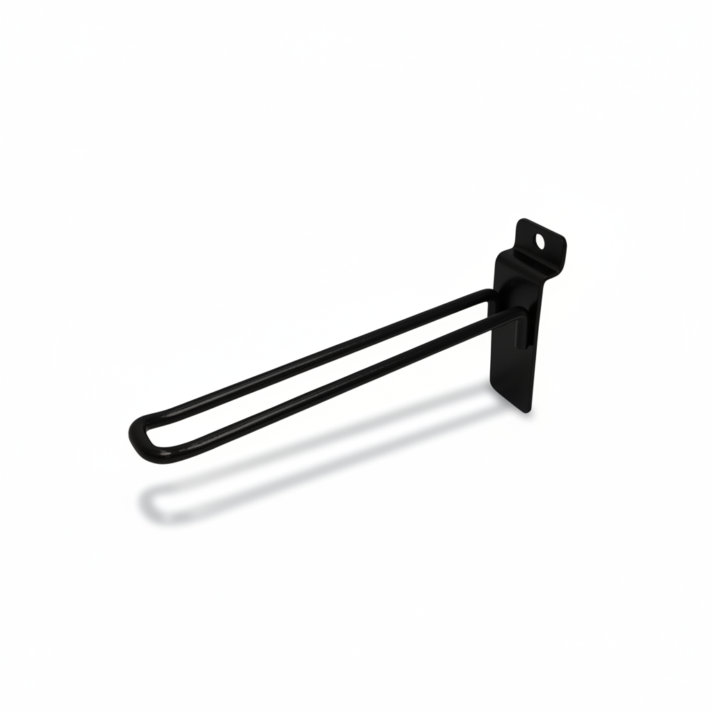 Euro-krokur, til panel, svartur, 15 cm