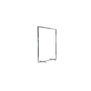 Gólv- klædnastativ 90 cm. Børstað satin. B-MT