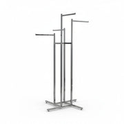 Joystativ - B-MT model, børstað satin - Golvstativ við 4 armum