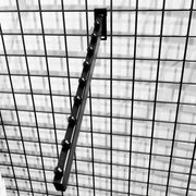 Skárin fronthengur til gitter. Svartur - 35 cm