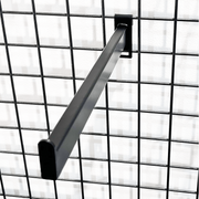 Beint fronthengj t/ net. Svart - 30 cm