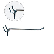 Galvaniseret discountkrog 10 cm til rillepanel og hulplade