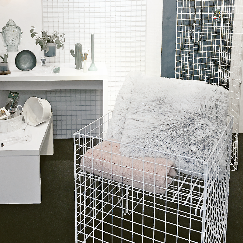 Sølukurv - STORKØB - Hvítt - Nancy II. Min. 5 stk.