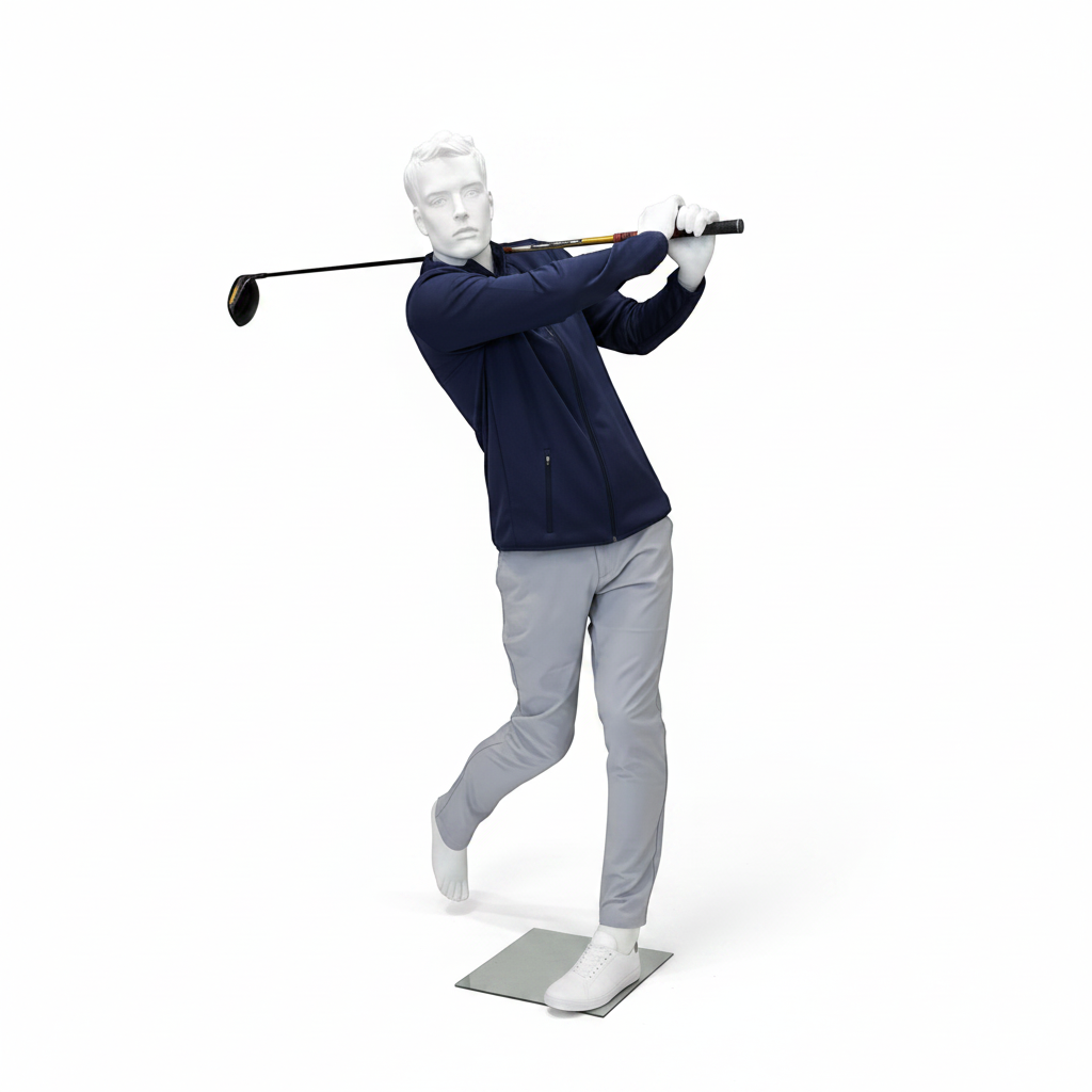 Ítróttarsnið av manspekingi, golf - hvítur