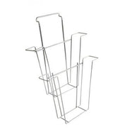 Brochureholder 2 x A4 til rillepanel