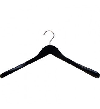 Black Velvet sort jakkebøjle med silkemat gummibelægning, 45 cm