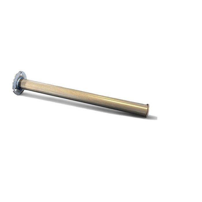 Framhengur til vegg, beinur. Metal, klár lak. 35 cm. 30 mm.