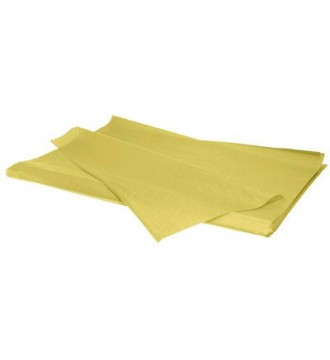 Gult silkepapir 50 x 75 cm, 240 ark