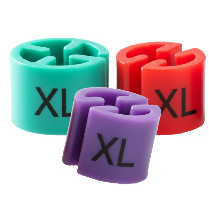 Bøjlemerkjing. Minibrik Størr. XL, 100 stk. LILA