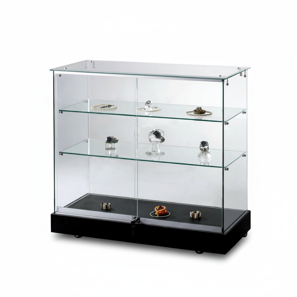 Vitrina - Disk - Toscana 3. B 102 x D 46 x H 90 cm. Svart