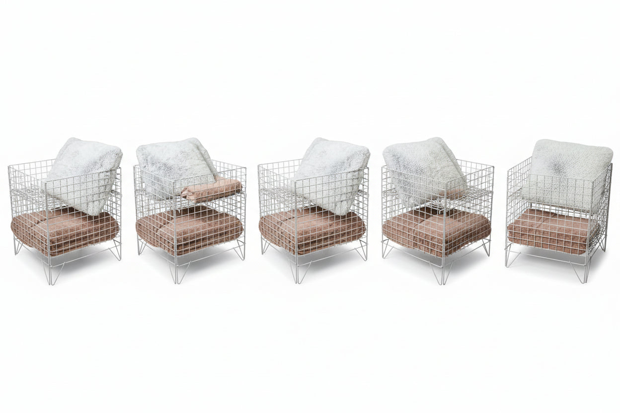 Sølukurv - STORKØB - Hvítt - Nancy II. Min. 5 stk.