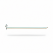 Varekrokur, fyri 5 mm dekorstong, hvítur, 30 cm. Ø 8 mm, fyri Superskinne. Ekstra sterkur
