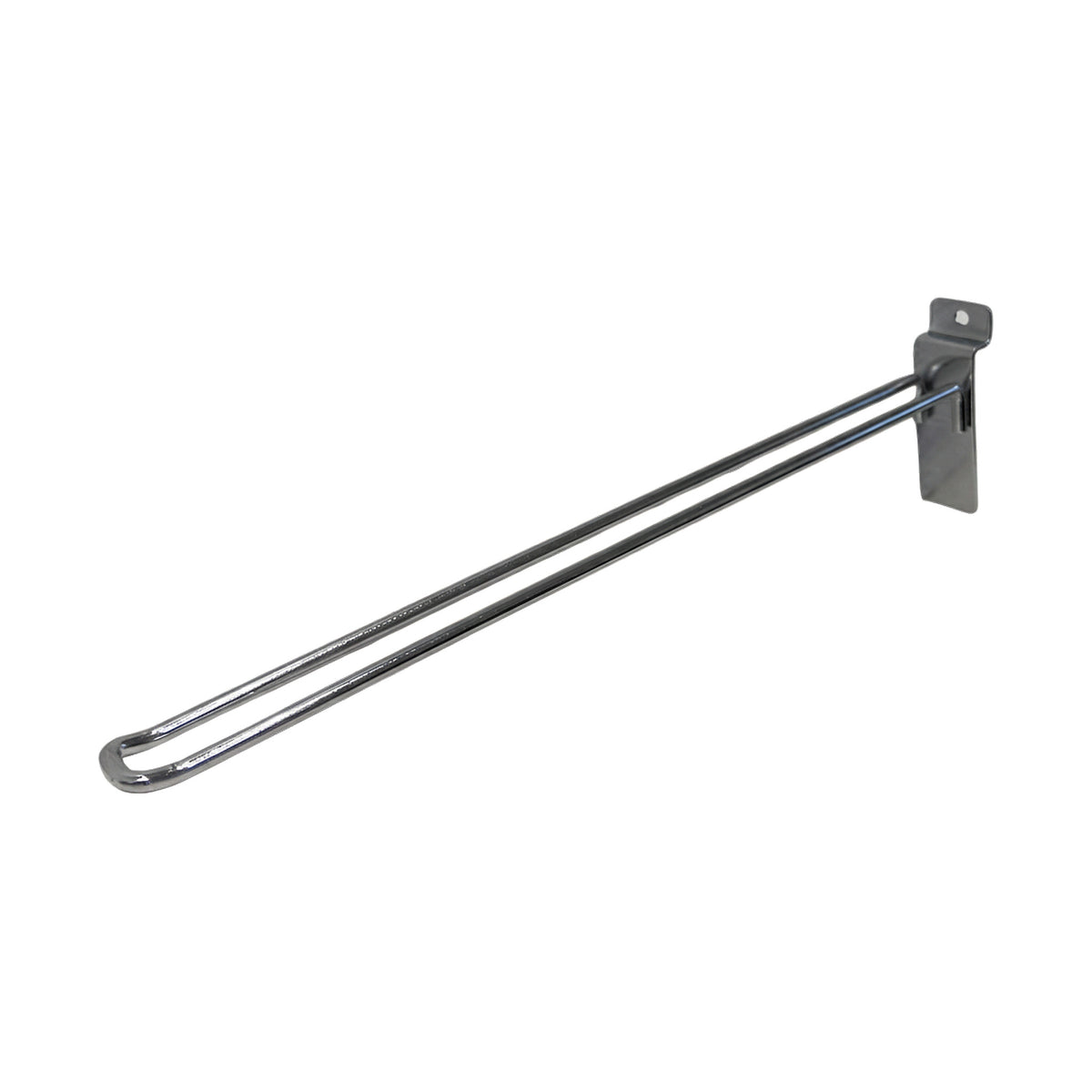Euro-krókur til panel í krom, 30 cm