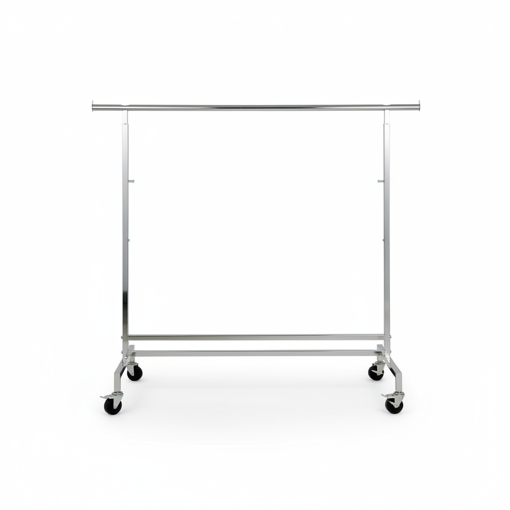 Disco II, hæddarstillanlig, krom, B153 x H140-185 cm