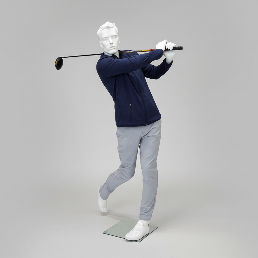 Ítróttarsnið av manspekingi, golf - hvítur