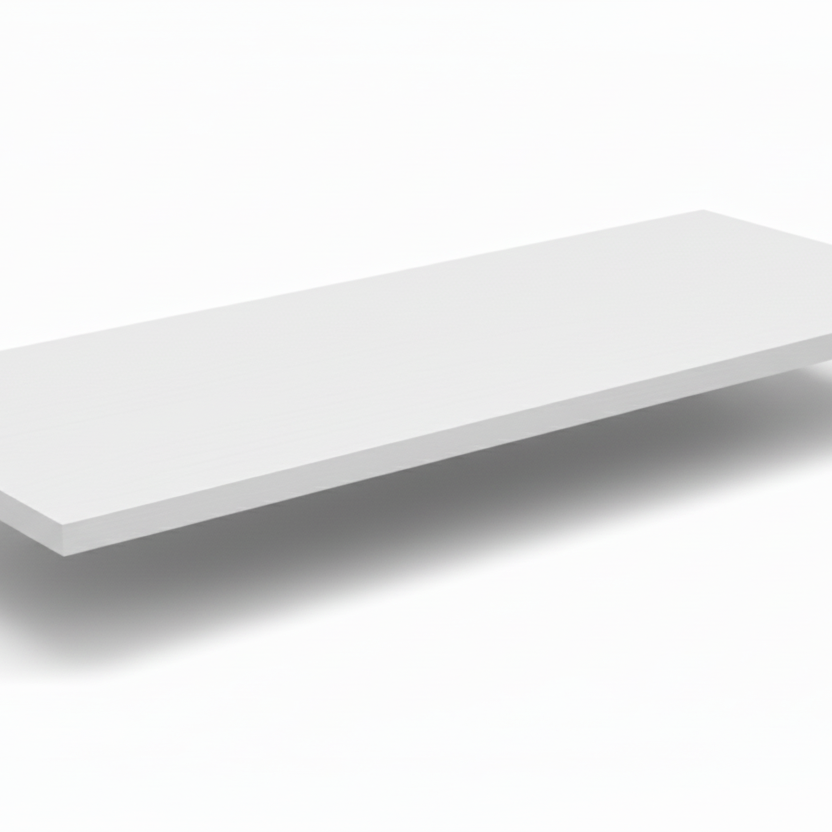 Melaminhylja, bein, hvít, 38 mm, 59,5 x 40 cm