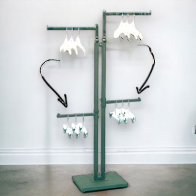 Auka miðlararmur, (beinur 30 cm.) fronturhengur, til Joystativ. Vel lit