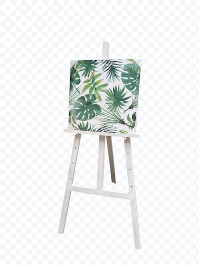 Staffeli H 145 cm. Hvít