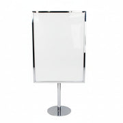 Matsøkjahaldari til matskrá, A3, krom