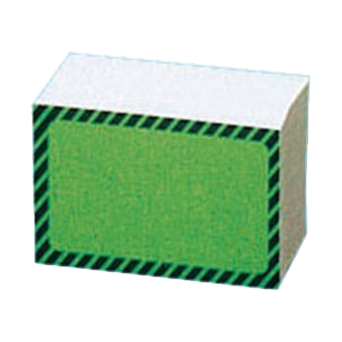 Pappskelti, 4x6 cm – grønt/svart. 100 stk.