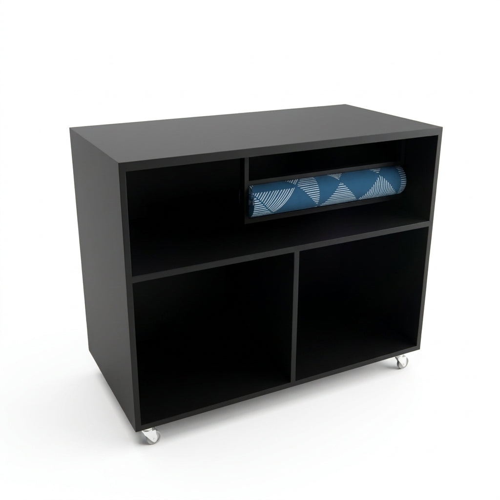 Pakkidiskur - svartur Frame-diskur, B 110, við haldara til pappírsrullur