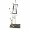 SuperSellerS black metal sign holder with adjustable height and half A4 frame displaying a store menu