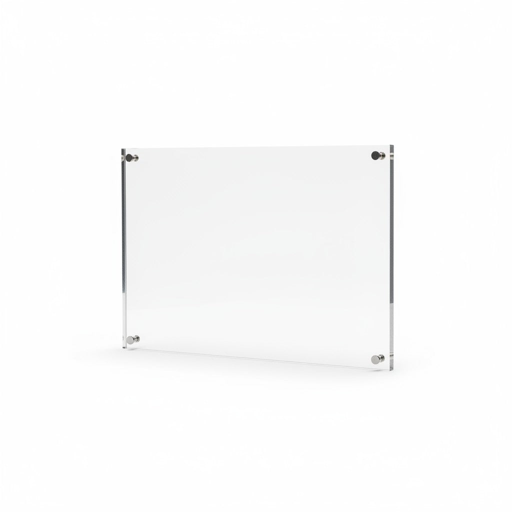 SuperSellerS clear A3 acrylic magnetic sign holder for displaying photos or price lists on flat surfaces.