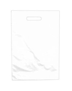 Hvid plastikpose 35 x 4 x H45 cm