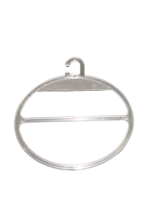 Tørklædering Oval Transparent. Ø10 cm. H 13 cm. Stykpris - Pakket med 10 stk