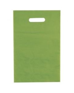 Limegrøn plastikpose 25x4x38 cm