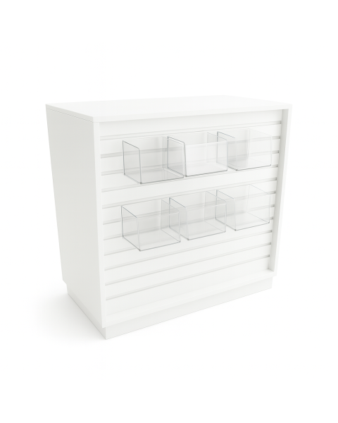 Frame-disk. Bred modul, hvid. B110