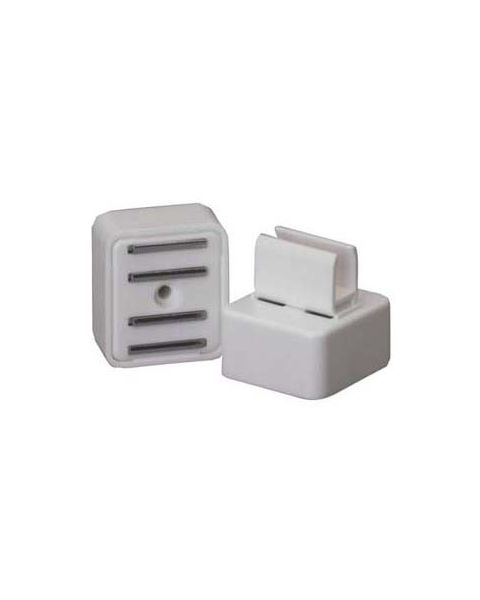 Magnetclips, vandret, B 3,5 x D 3 x H 3 cm, skilteholder til plastramme.Vælg farve