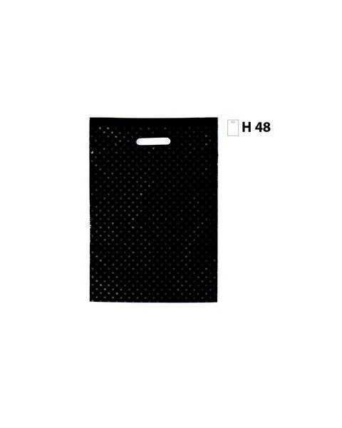 Plastpose m/ guldbladet mønster - 300 stk.