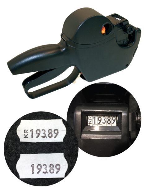 Prismærkepistol - 1 linje - SuperSellerS