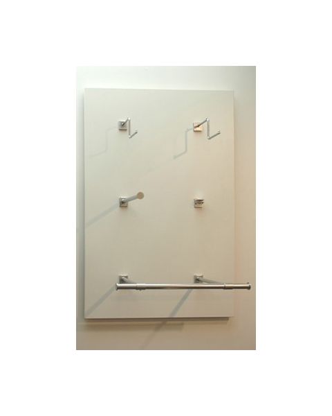 Hvid vægplade (80 x 120 cm.)