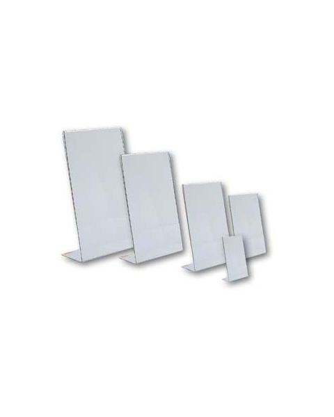 Skrå skilteholder, høj. Vælg størrelse