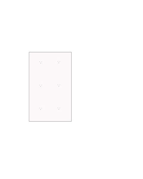 Hvid vægplade (80 x 120 cm.)