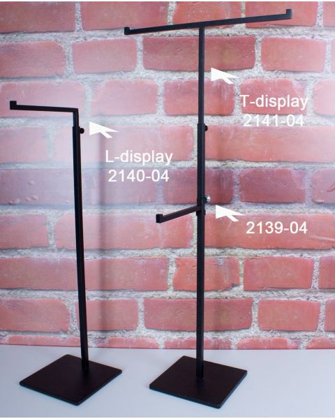 Ekstra arm til L-og T-display, sort