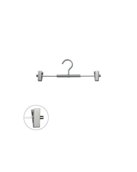 Metal klemmebøjle, satinkrom (B30 cm.)