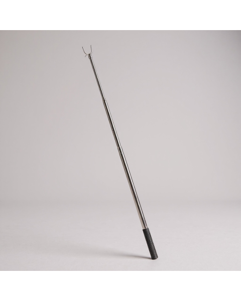 Bøjlefanger, forskydelig, aluminium, 77-170 cm. Metal gaffel og ophængskrog.
