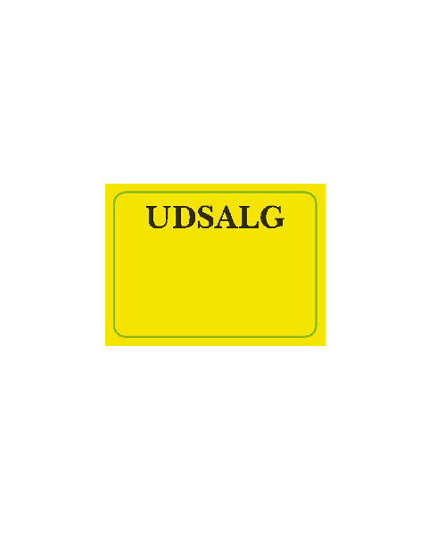 Udsalgs mærker - 1.000 stk.