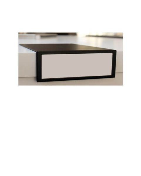 Skilteholder 10 x H 5 - hyldeforkant