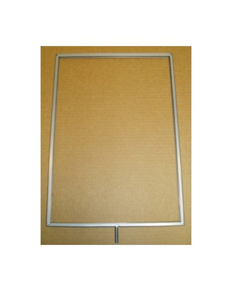 Skilteramme, A3, metal, krom